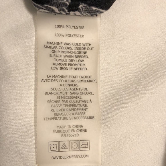 BNWT DAVID LERNER NEW YORK BLACK TIGER CAMI - Picture 9 of 10